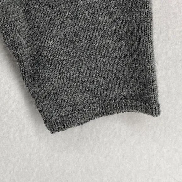 FISHER FOUND Sweater S EILEEN FISHER Patchwork Crafted Jumper Crochet Gray USA - Picture 7 of 13